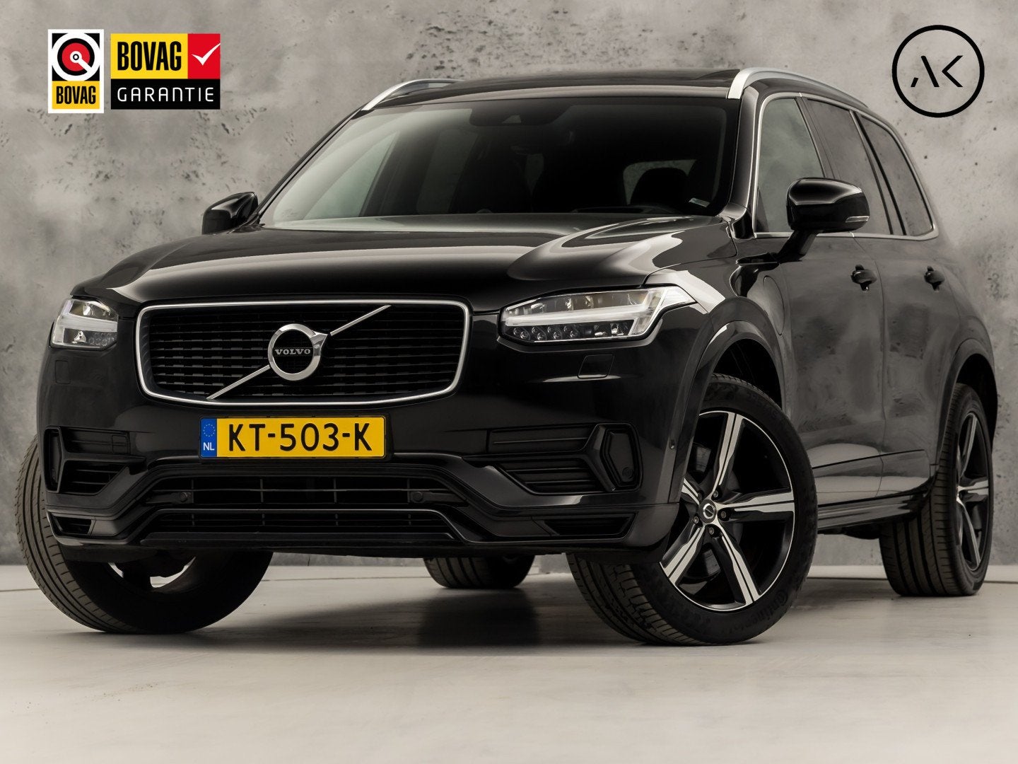 Volvo XC90 2.0 T8 Twin Engine AWD R-Design 7 Persoons 408Pk, Auto's, 12 maanden, Gebruikt, 7 stoelen, Zwart