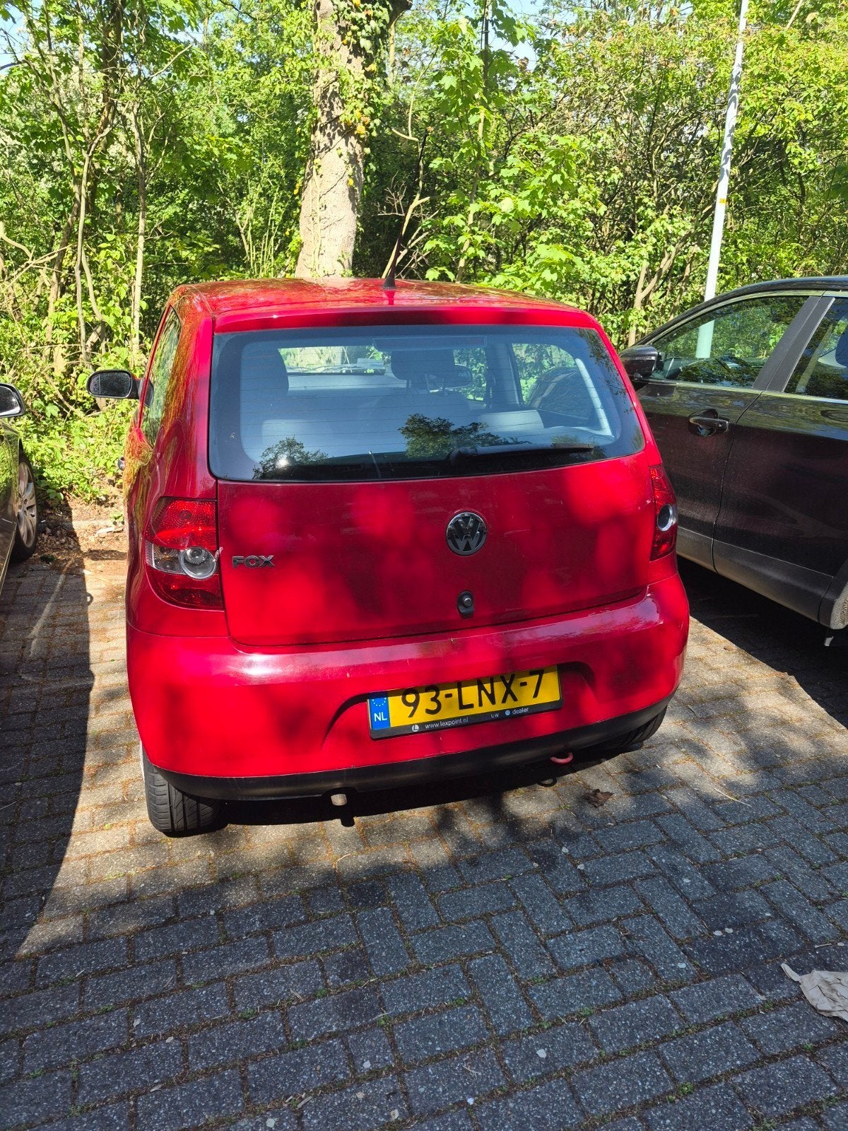 Volkswagen Fox 1.2 40KW 2010 Rood, Auto's, Volkswagen, Particulier, Fox, ABS, Airconditioning, Centrale vergrendeling, Elektrische buitenspiegels