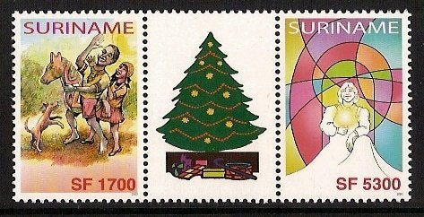 Suriname 1219/20BP postfris Brugpaar Kinderpostzegels 2003, Ophalen of Verzenden, Postfris
