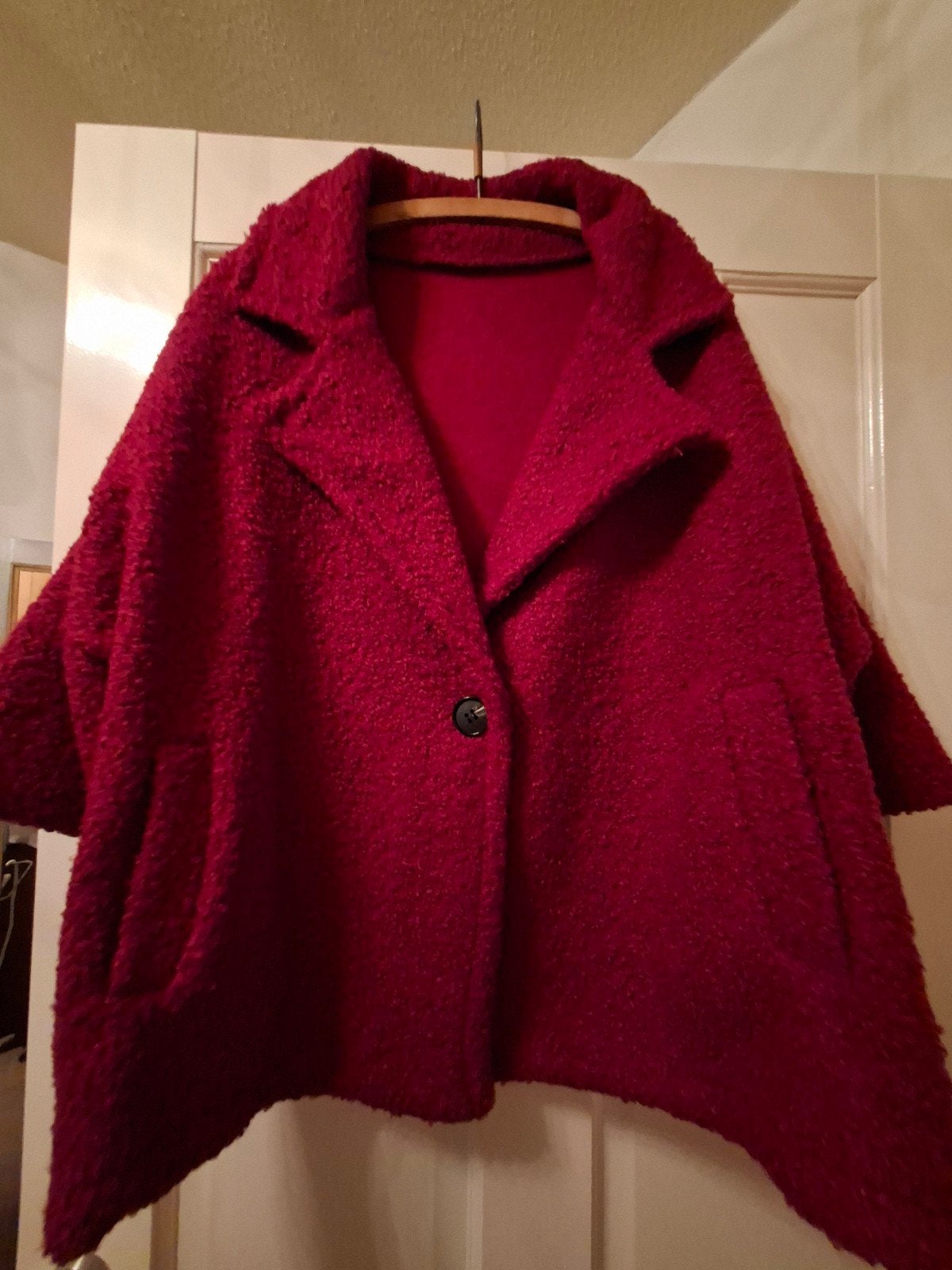 Teddy vest/jasje maat 46/48, Kleding | Dames, Ophalen of Verzenden, Nieuw, Rood, Jasje of Colbert