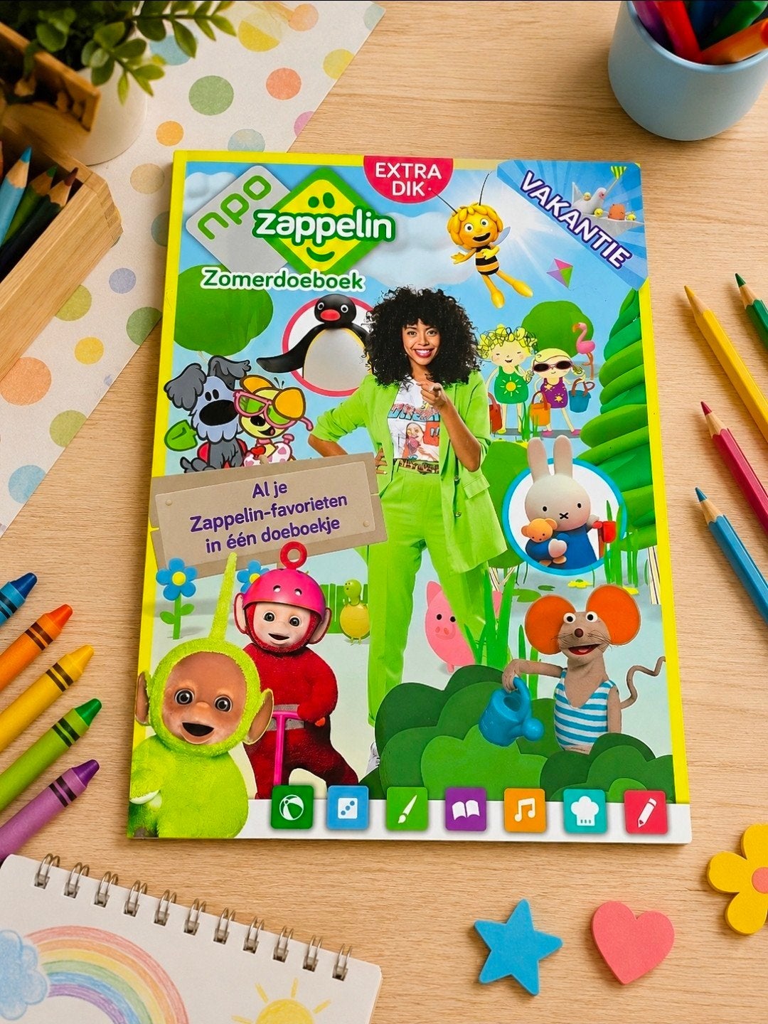 NPO Zappelin Zomerdoeboek - Extra Dik Vakantieplezier, Boeken, Ophalen of Verzenden, Zo goed als nieuw, NPO Zappelin, Non-fictie