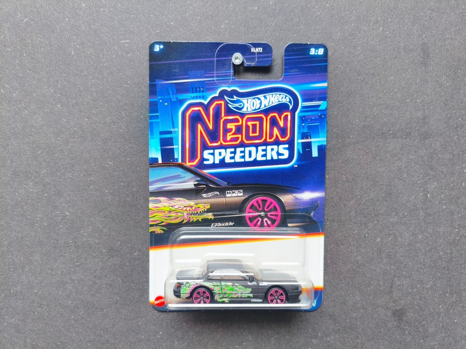 Hot Wheels Neon Speeders Nissan Silvia (S13), Ophalen of Verzenden, Nieuw, Auto