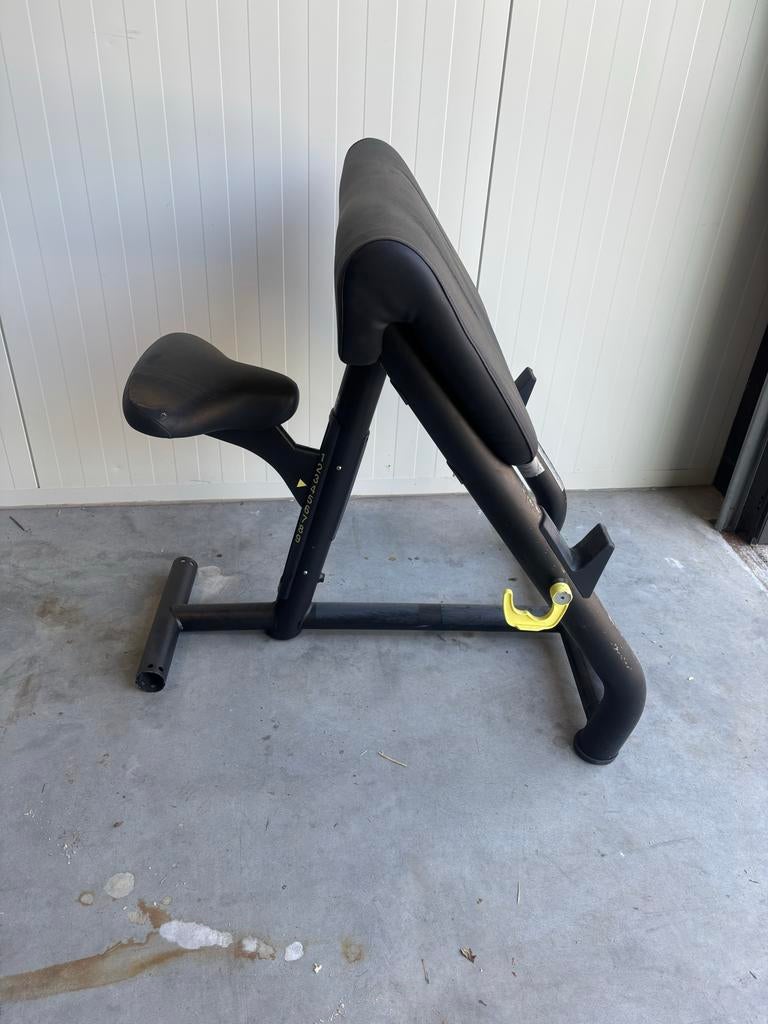 Technogym Preacher Curl Bench - Bicepsbank, Sport en Fitness, Fitnessmaterialen, Ophalen, Zo goed als nieuw, Tg, Tg