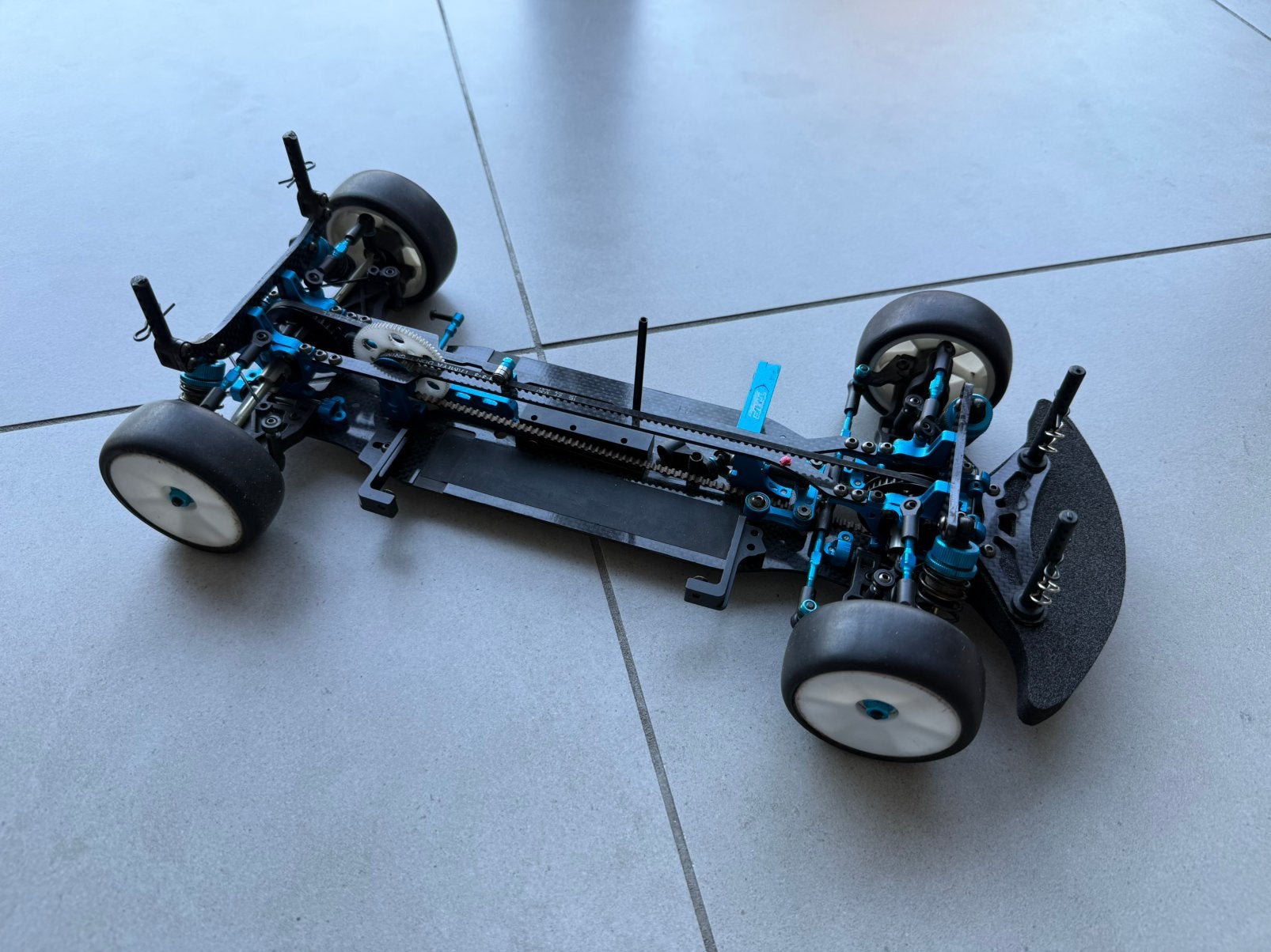 Tamiya TRF420 chassis TT02, Ophalen of Verzenden, Zo goed als nieuw