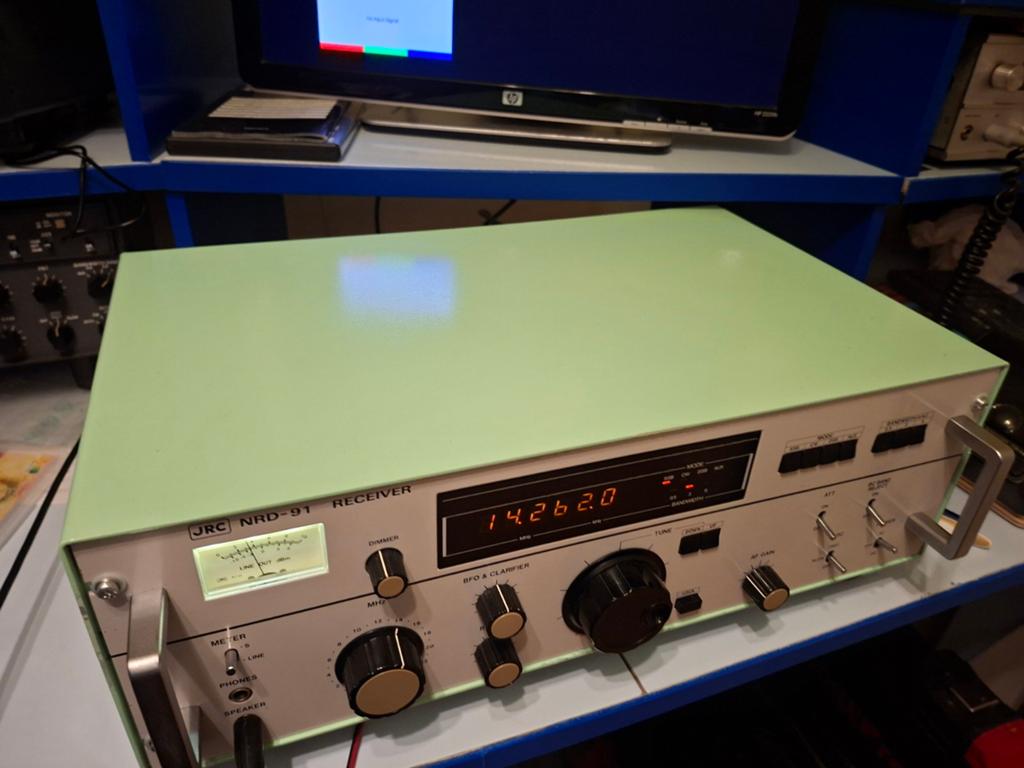 JRC NRD 91 HFontvanger, optioneel cabinet, en s meter verl., Ophalen of Verzenden, Ontvanger