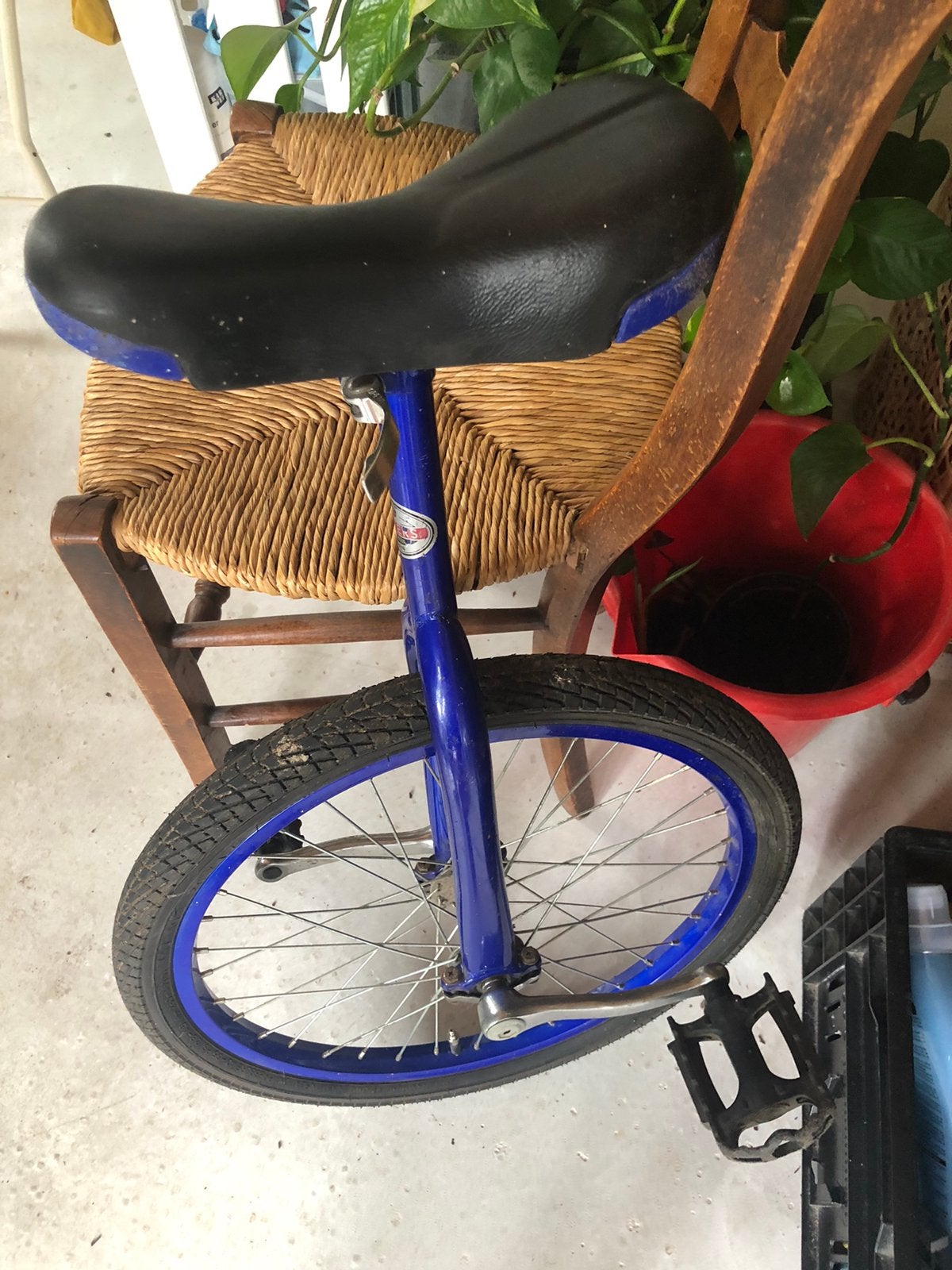 Eenwieler circus 20 inch circusfiets, Ophalen, Gebruikt