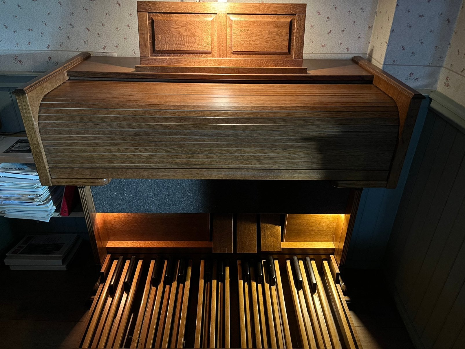 Johannes Sweelinck 20 oud-Hollands eiken, Muziek en Instrumenten, Ophalen, Zo goed als nieuw, 2 klavieren, Orgel