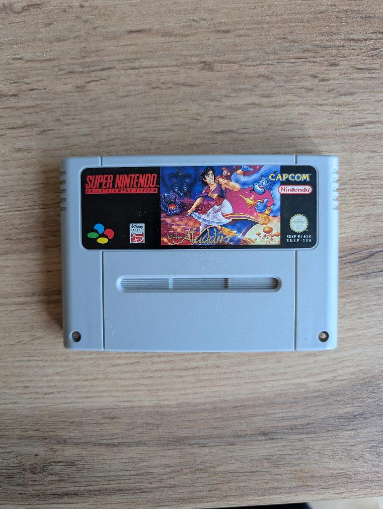 Disney's aladdin SNES, Avontuur en Actie, 1 speler, Ophalen of Verzenden, Zo goed als nieuw