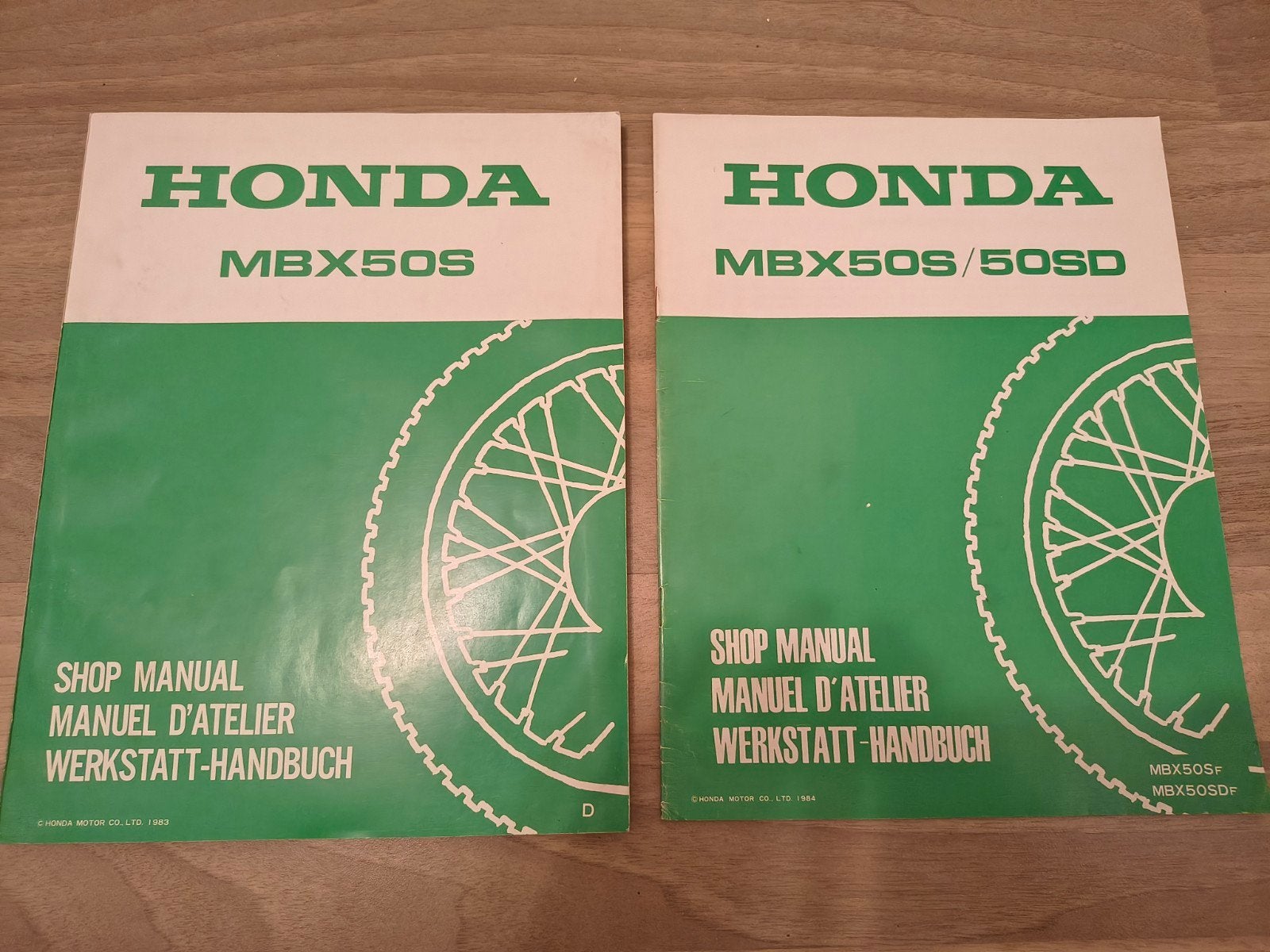 Honda MBX50 Shop manual / werkplaatshandboek, Motoren, Ophalen of Verzenden, Honda