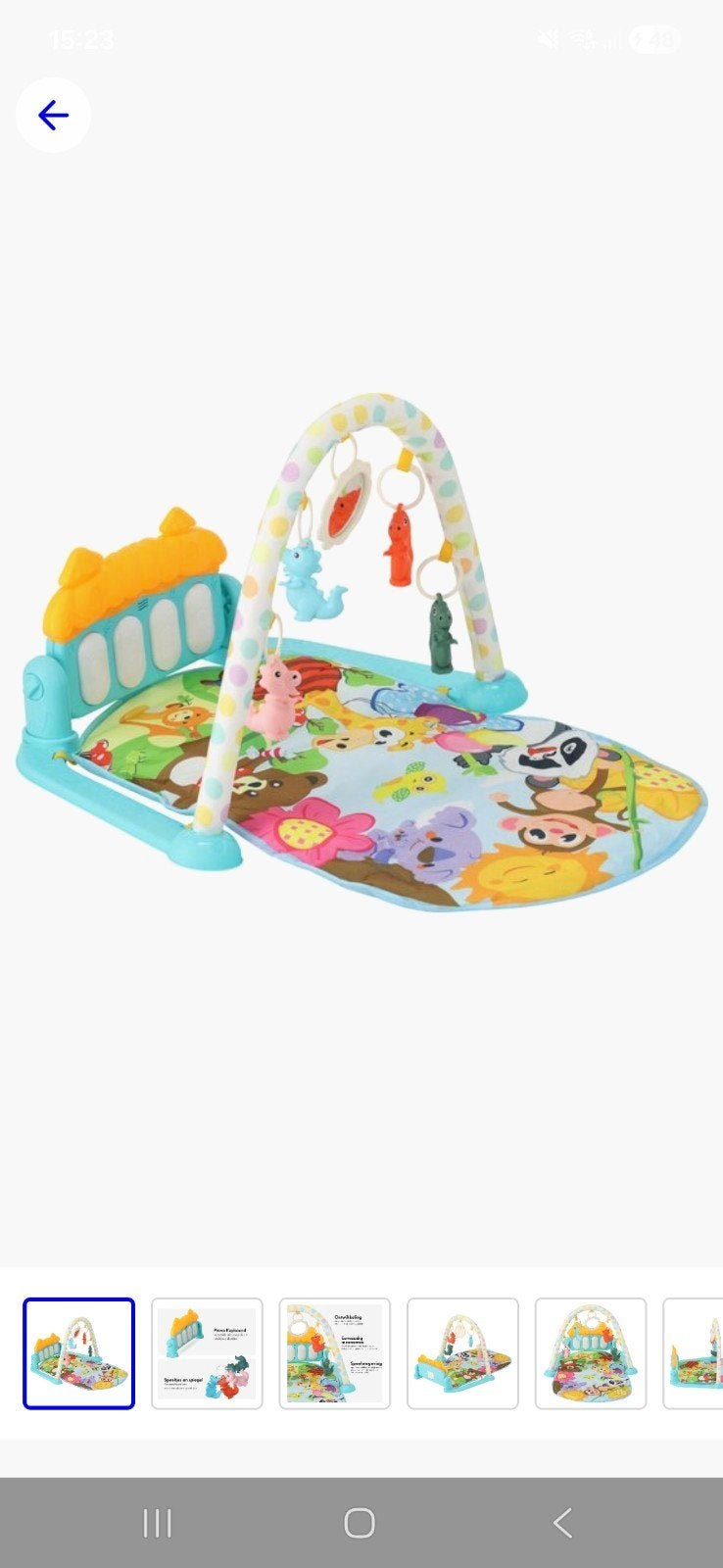 Babygym Speelkleed met Piano en Speeltjes, Niet, Niet, Niet, Ophalen of Verzenden