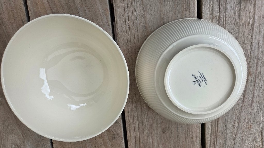 Wedgwood Windsor – Saladeschaal ovaal - 23 cm (2 stuks), Huis en Inrichting, Keuken | Servies, Ophalen, Klassiek, Wedgwood, Porselein