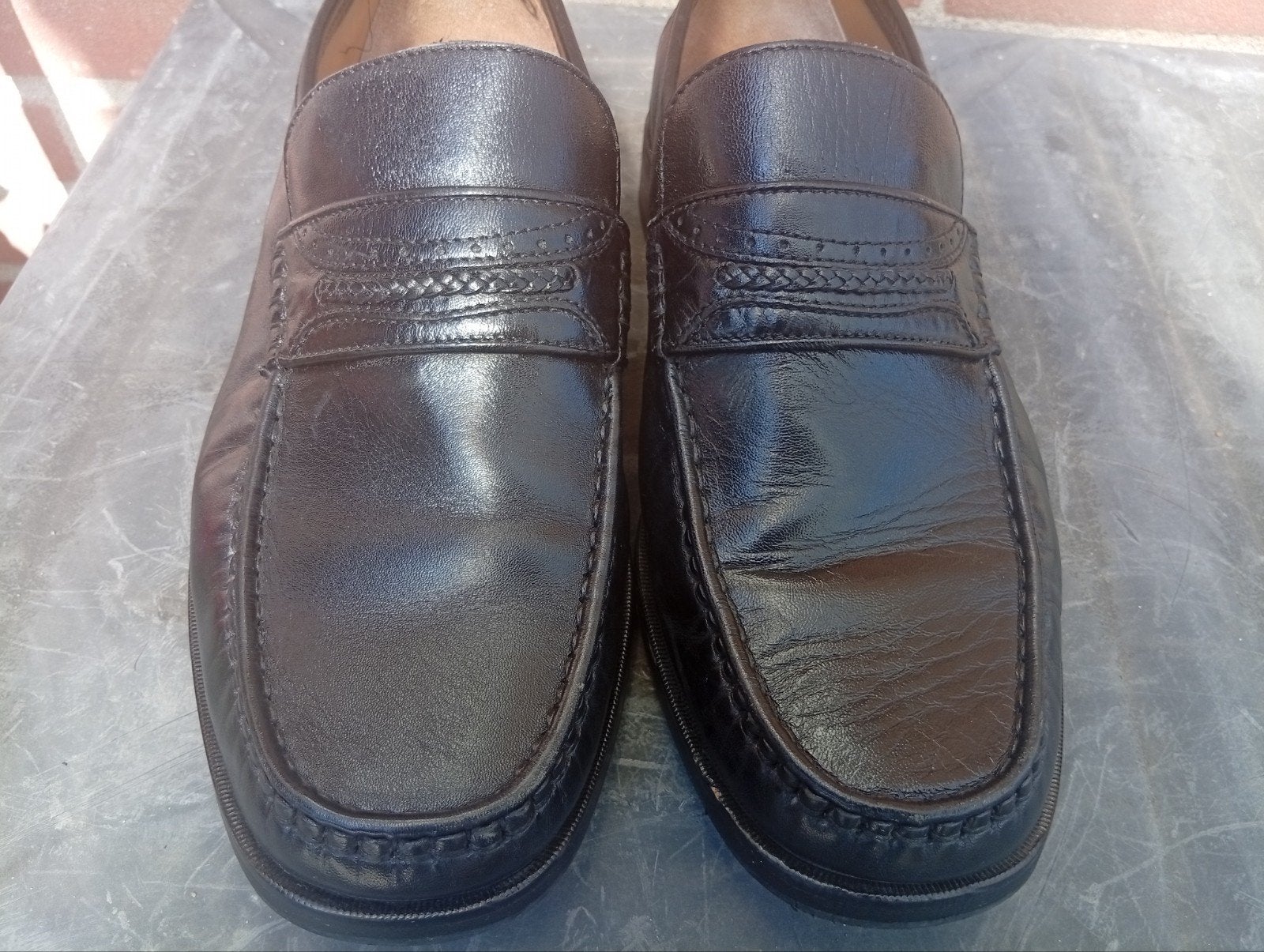 ARA Heren Loafers Zwart Leer Maat 43 Extra Wide, Loafers, Zwart, ARA, Ophalen of Verzenden
