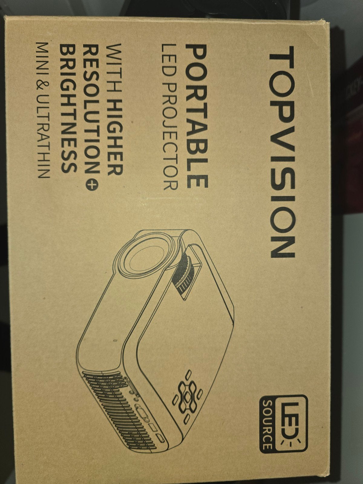 Topvision beamer, Ophalen of Verzenden, Nieuw, LED