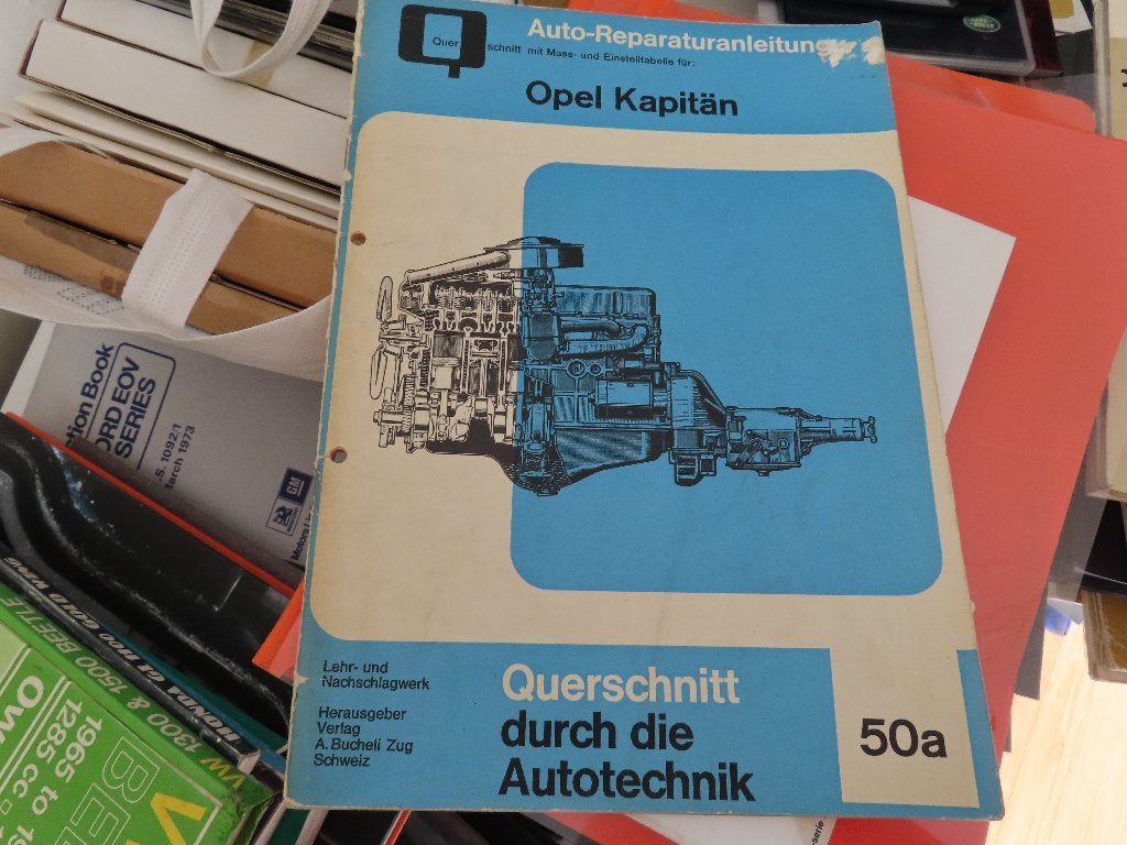 Reparaturanleitung Opel Kapitan 2.5 '55-58, Kapitan 2.6 af59, Ophalen of Verzenden
