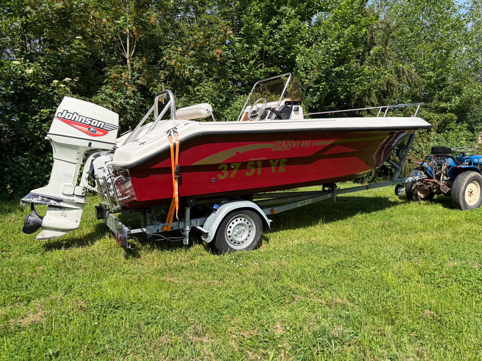 Elan GT 495 F superior edition met 70pk op Marlin trailer, Ophalen of Verzenden, Gebruikt, Overige typen