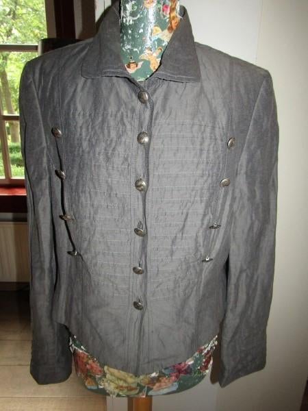 E588 Van Avendonck mt 44 nieuw jasje grijs military memory, Verzenden, Van Avendonck, Maat 42/44 (L), Nieuw