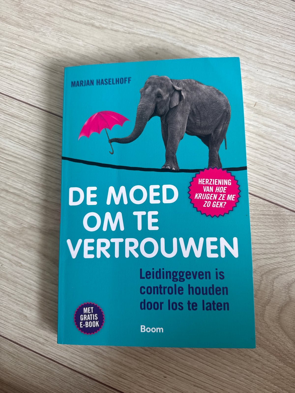 De Moed Om Te Vertrouwen - Marjan Haselhoff, Ophalen of Verzenden, Gelezen, Nederland