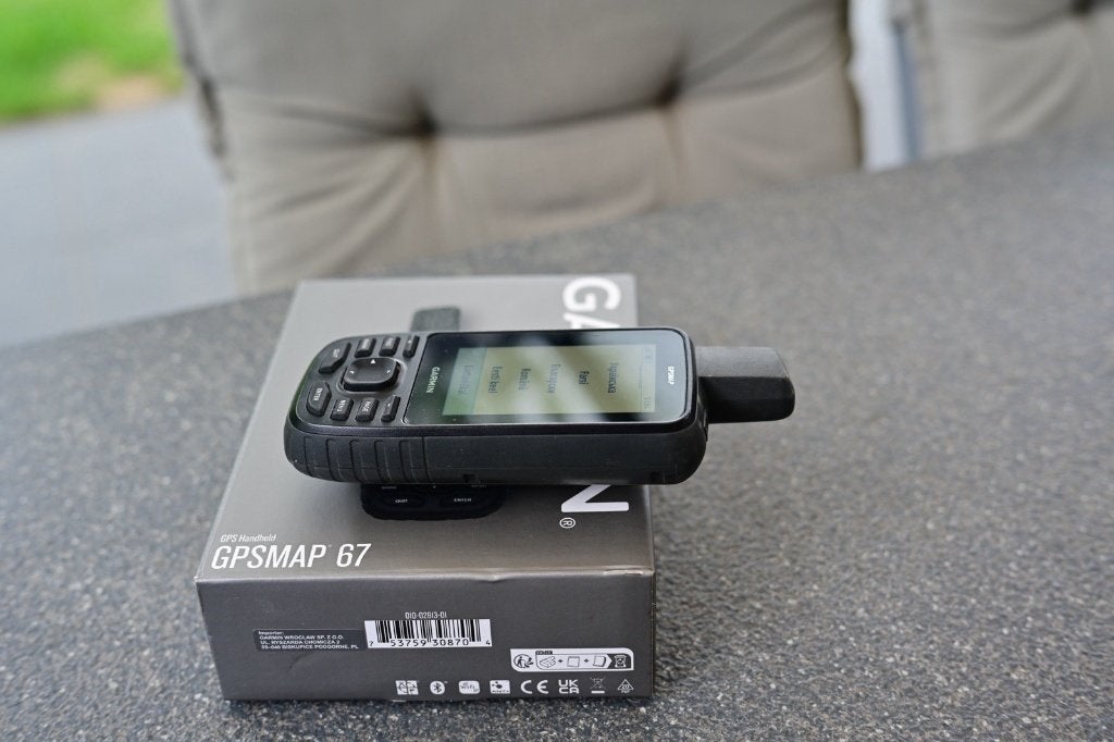 Garmin GPSMAP 67 GPS-apparaat met 3-inch kleurenscherm, Sport en Fitness, Bergsport en Wandelen, Ophalen of Verzenden, Zo goed als nieuw
