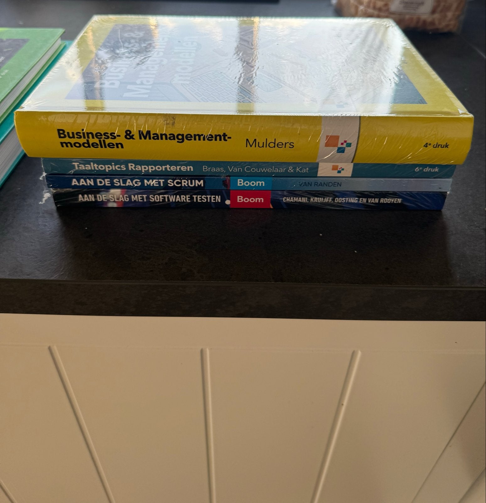 Diverse schoolboeken: Business, Management, Scrum,, Ophalen, Zo goed als nieuw, School, Studie en Wetenschap
