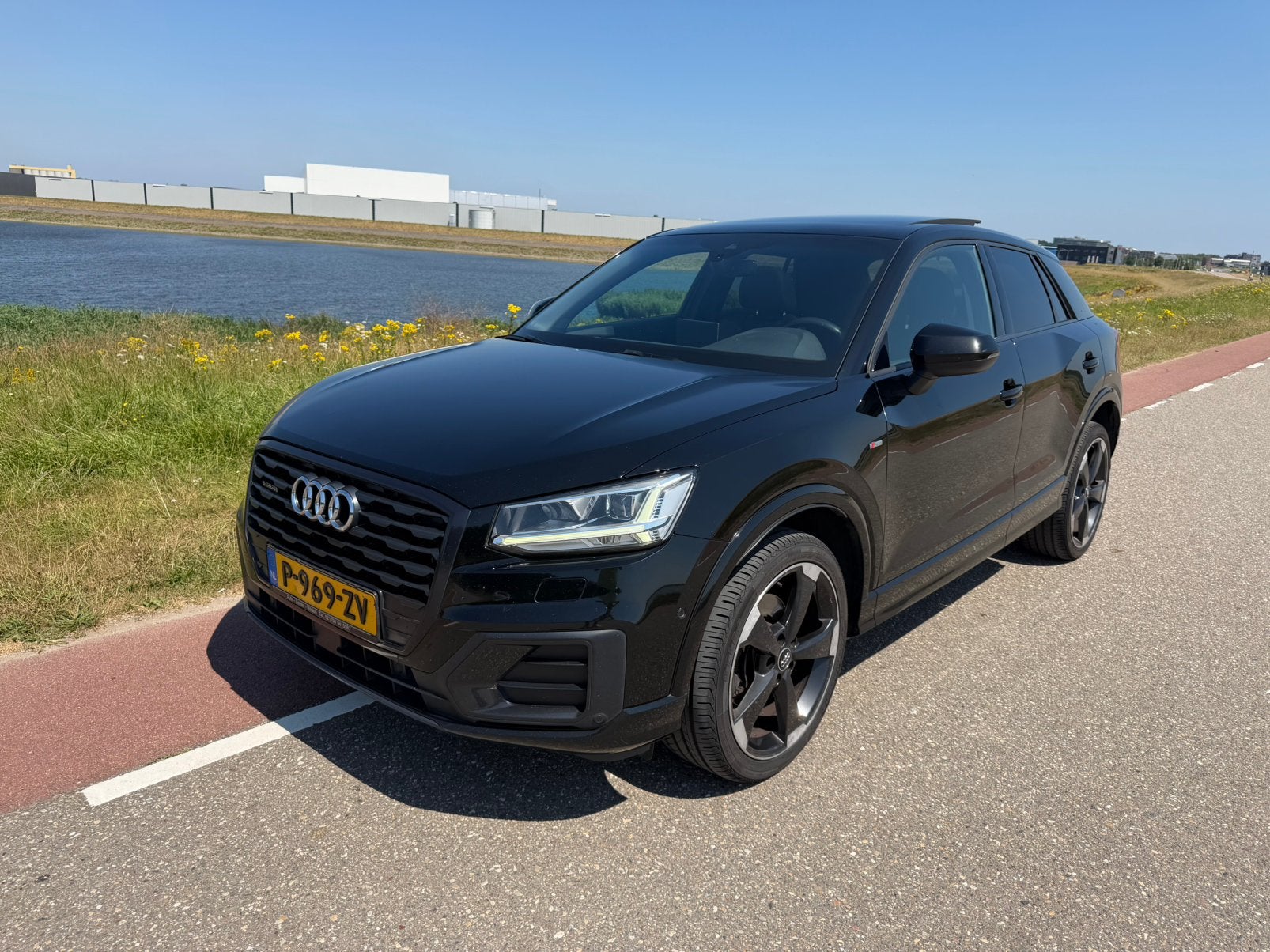 Bomvolle Audi Q2 35 TDI S-Tronic Quattro PANO B&O Zwart, Auto's, Audi, Particulier, Q2, 4x4, ABS, Achteruitrijcamera, Adaptive Cruise Control