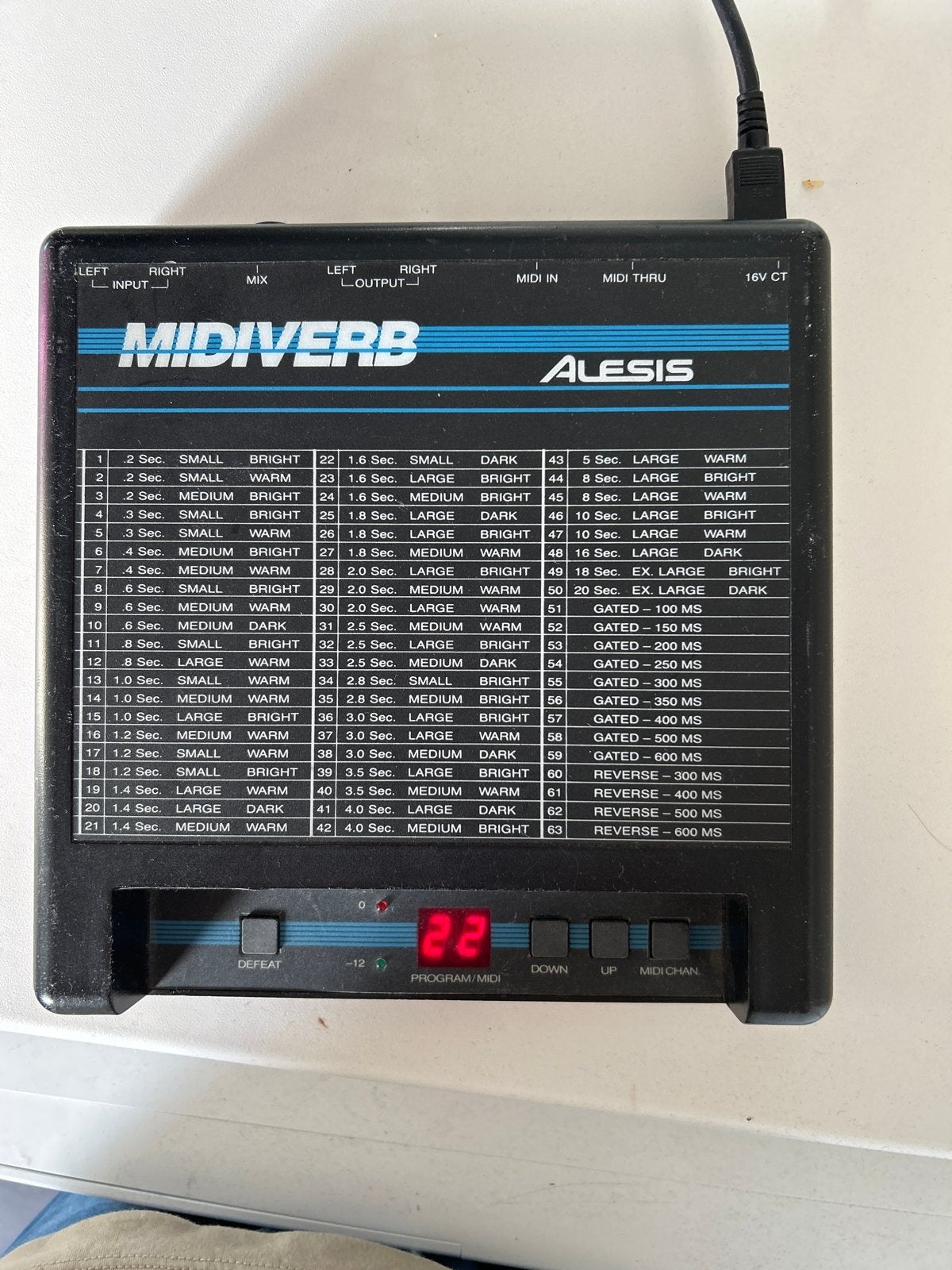 Alesis Midiverv, Ophalen of Verzenden, Gebruikt, Reverb