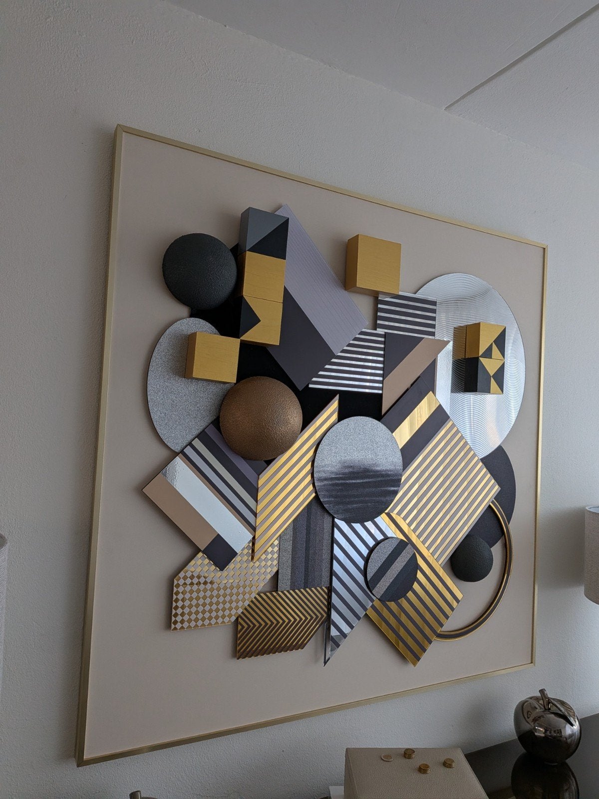 Richmond schilderij 3d block, Ophalen of Verzenden