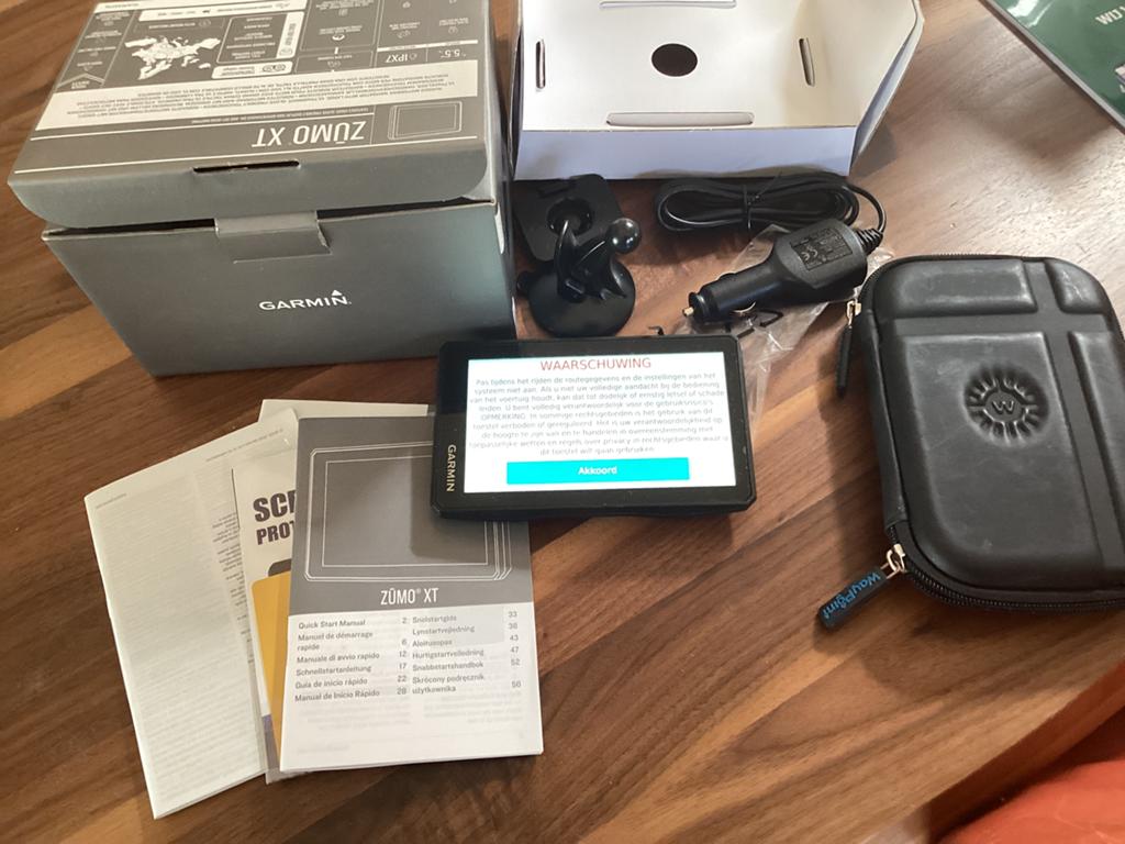 Garmin zumo xt, Ophalen, Zo goed als nieuw