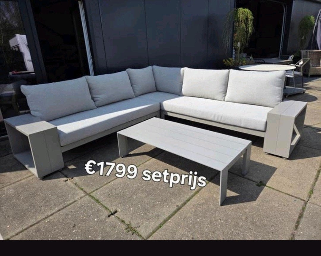 ZEER GROFFE LOUNGESET GARDEN IMPRESSIONS Setprijs €1799, Ophalen