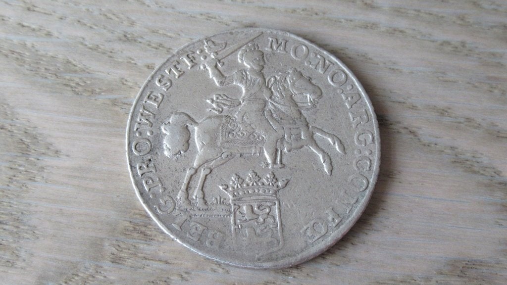 Zilveren provinciale halve rijder 1771 West Friesland, Vóór koninkrijk, Zilver, Losse munt, Overige waardes