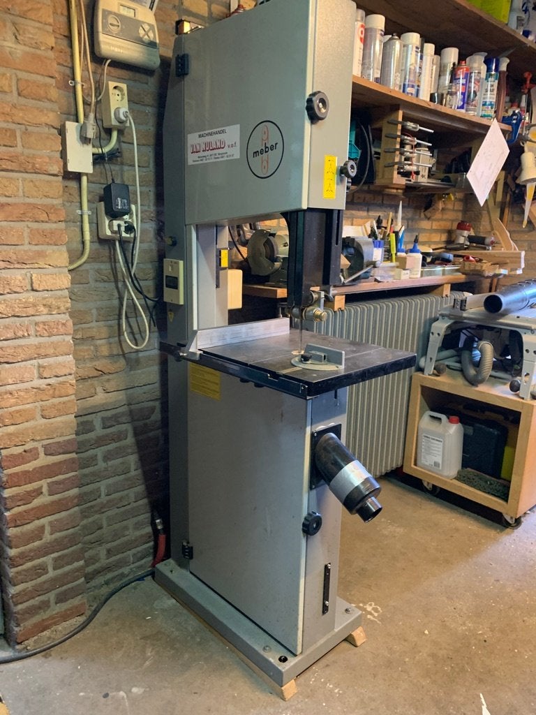Meber 400 lintzaag – 220 volt, Doe-het-zelf en Verbouw, Ophalen, Gebruikt, 70 mm of meer, Meber