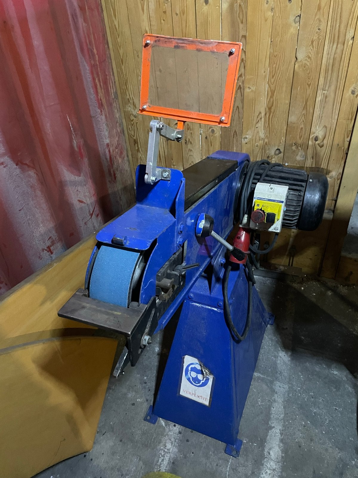 Huvema HU 75X2000 Bandslijpmachine - 2.2 kW, Ophalen, Gebruikt, 1000 watt of meer, Overige typen