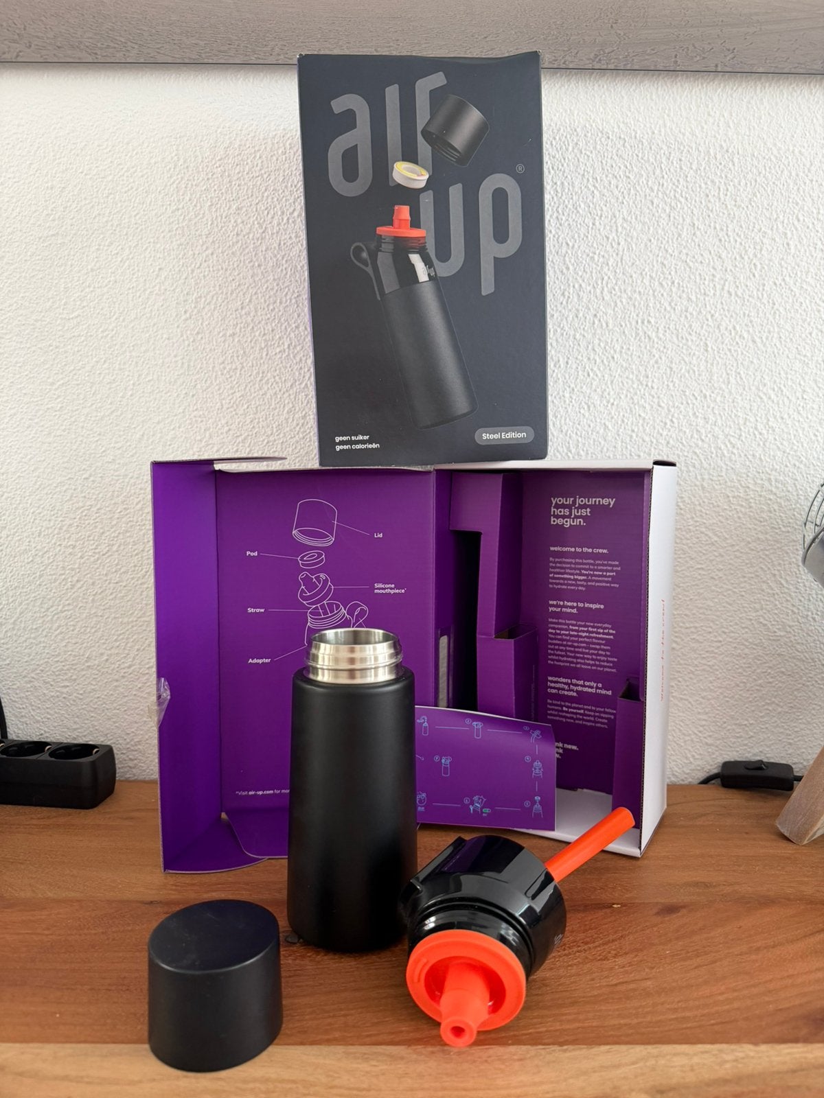 Air Up steel edition, Ophalen, Zo goed als nieuw