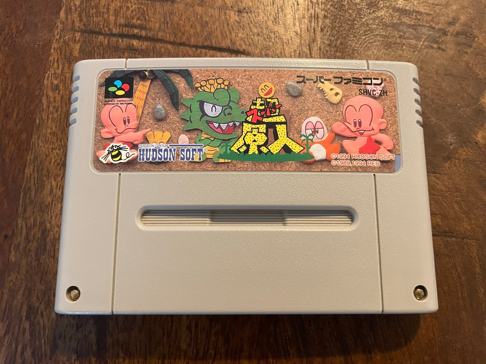 Super Bonk / Cho Genjin SNES Super Nintendo Famicom SFC NTSC, 1 speler, Ophalen of Verzenden, Zo goed als nieuw, Vanaf 3 jaar