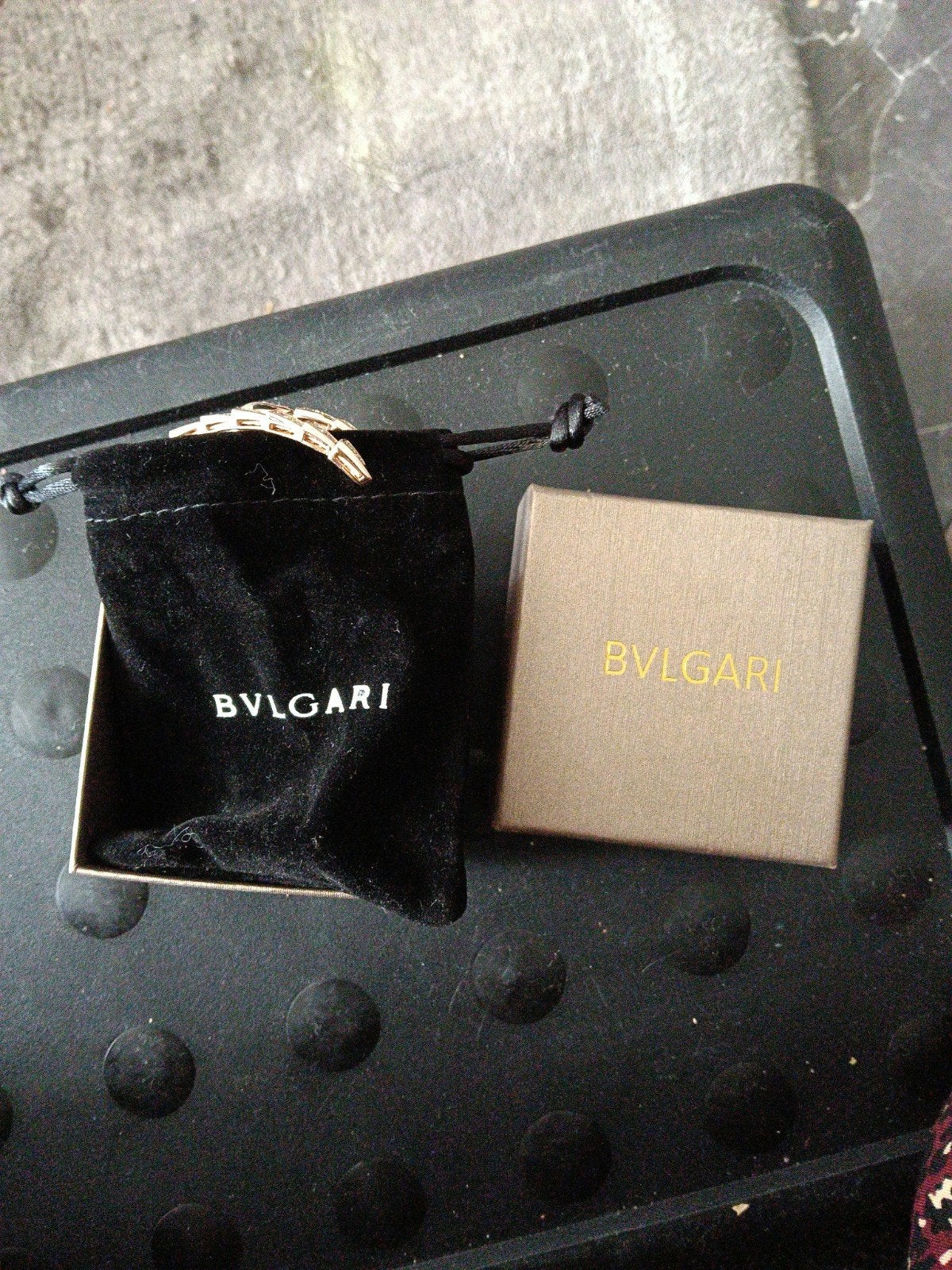 Bvlgari Slangen Armband in Roségoudkleur met Kristallen, Met kristal, Overige materialen, Ophalen of Verzenden, Zo goed als nieuw