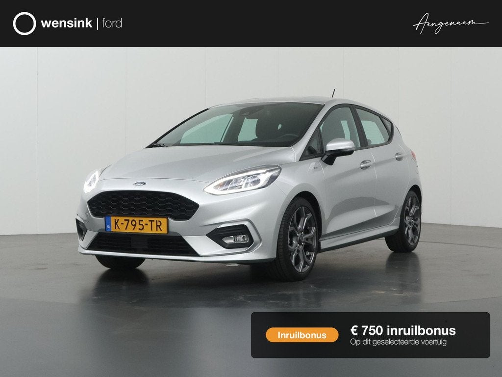 Ford Fiesta 1.0 EcoBoost Hybrid ST-Line X | Navigatie | B&O, Auto's, Ford, Voorwielaandrijving, 49 €/maand, Origineel Nederlands