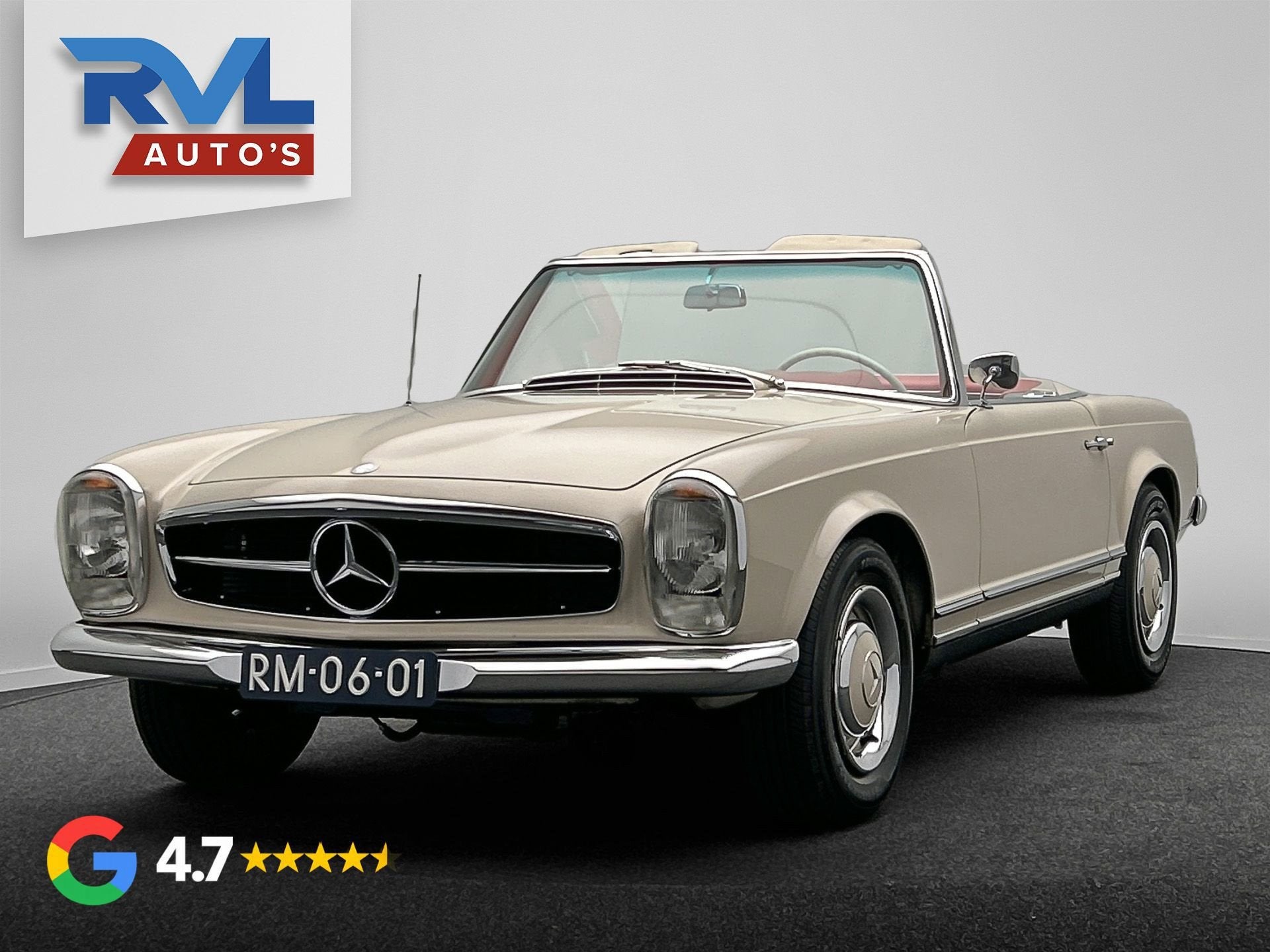 Mercedes-Benz 230 SL Automaat 1964 *Europese Uitvoering*, Automaat, Achterwielaandrijving, 2 stoelen, Geïmporteerd