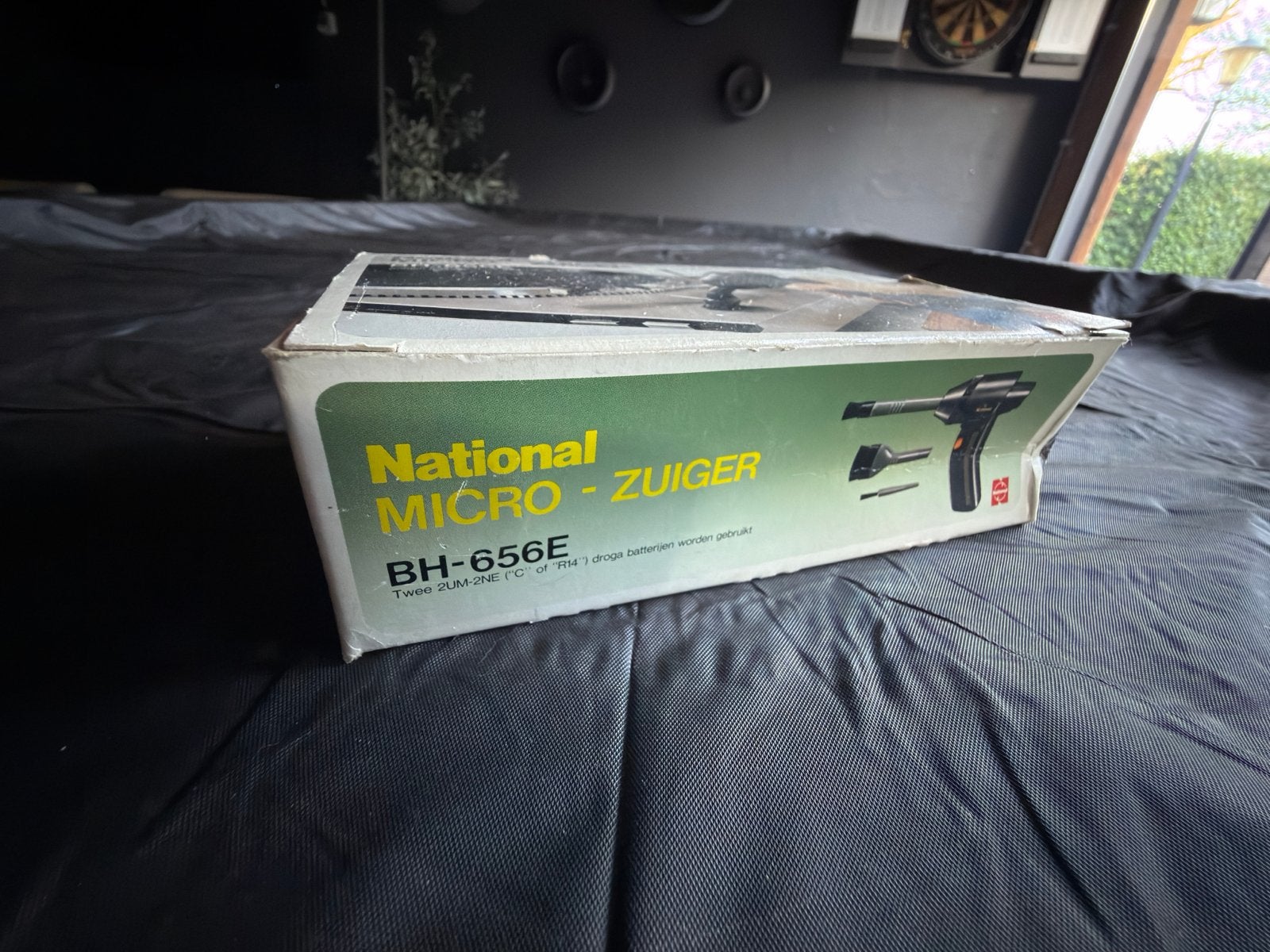 National Micro Zuiger BH-656E - Vintage platenzuiger, Ophalen of Verzenden, Zo goed als nieuw, Overige merken