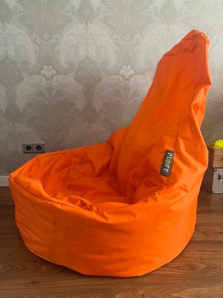 Roze en oranje zitzak van ploff, Huis en Inrichting, Zitzakken, Ophalen, Zo goed als nieuw, Roze