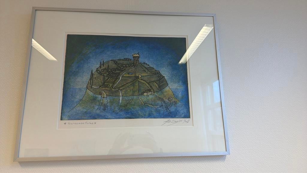 Gesigneerd schilderij Rob Clous 1975, Antiek en Kunst, Ophalen of Verzenden