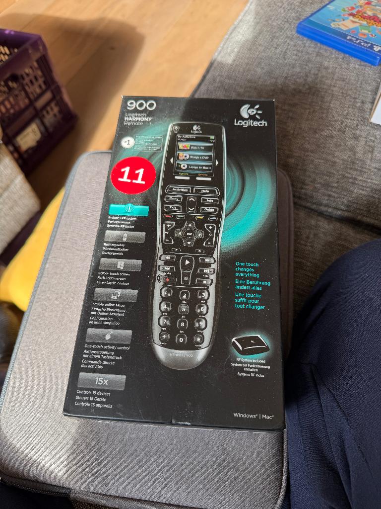 logitech harmony 900, Audio, Tv en Foto, Afstandsbedieningen, Game console, Gebruikt, Ophalen of Verzenden, Origineel