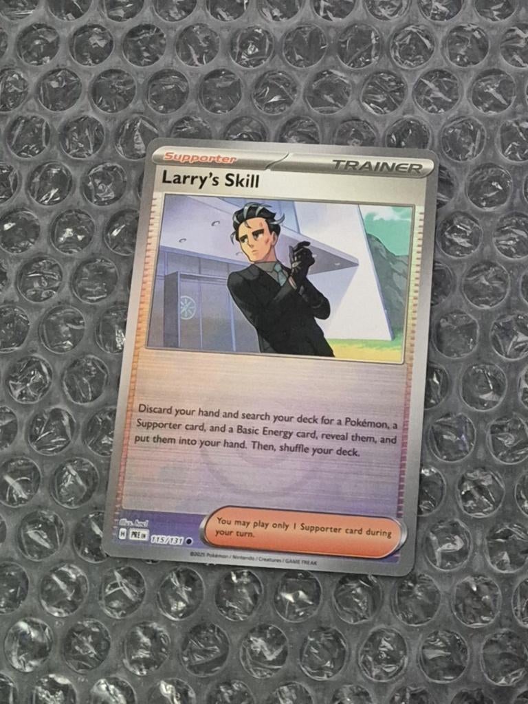 Pokéball Larry's Skill 115/131 Prismatic Evolutions PRE