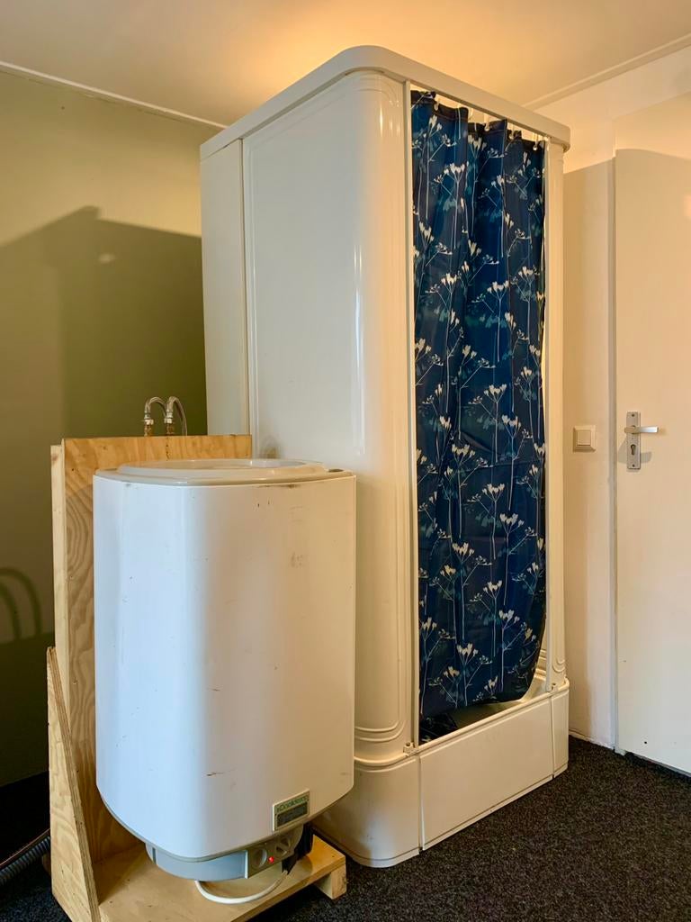 Tijdelijke douche/nood douche., Doe-het-zelf en Verbouw, Sanitair, Verzenden, Zo goed als nieuw, Douche
