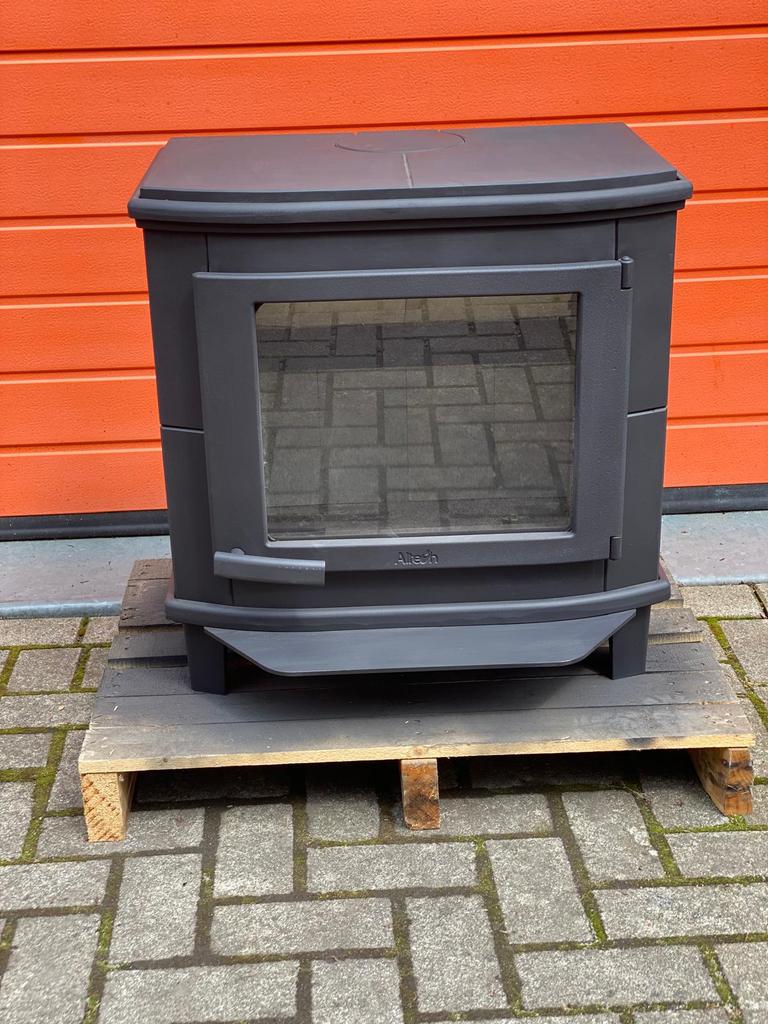 Demo model Altech Grande Nobles Basis speksteen houtkachel, Huis en Inrichting, Kachels, Ophalen, Houtkachel, Zo goed als nieuw