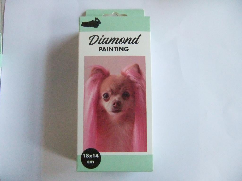 Diamond painting Chihuahua 18-14cm, Verzenden, Nieuw, Knutselwerk
