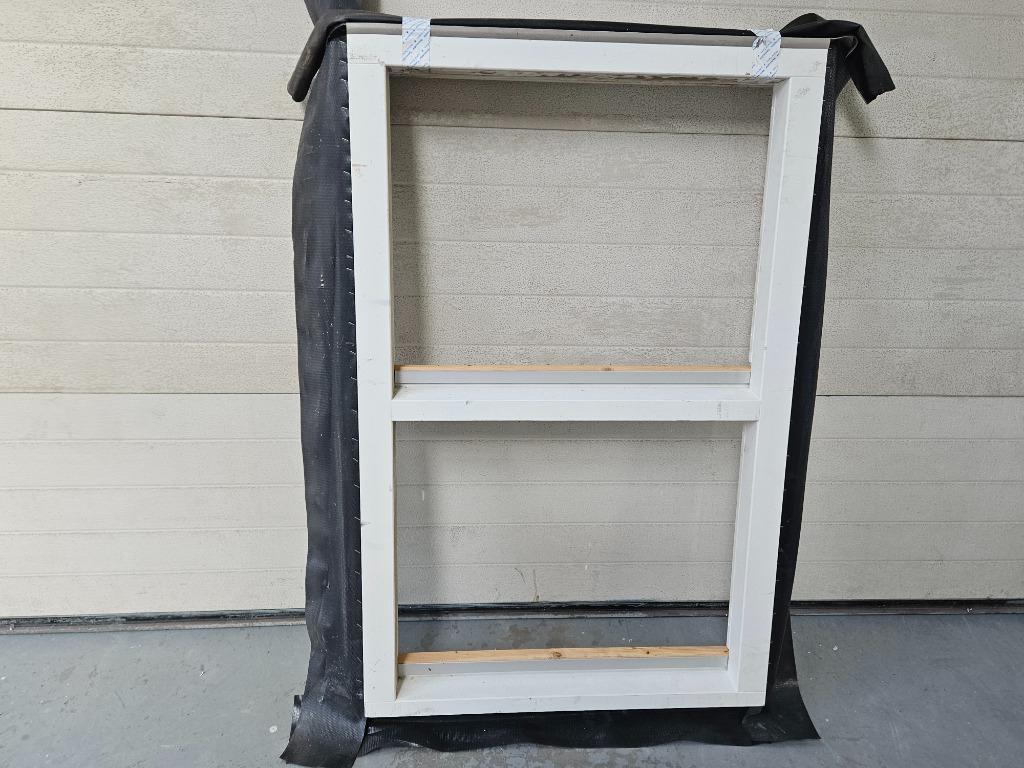 Verkeerd besteld Raam 89,5 x 140 ( b x h ) Hardhout Meranti, Gevelraam of Ruit, 80 tot 120 cm, 120 tot 160 cm, Ophalen of Verzenden