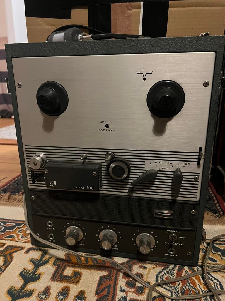Akai 910 mono versie M7 / M8, Audio, Tv en Foto, Bandrecorders, Ophalen of Verzenden, Bandrecorder