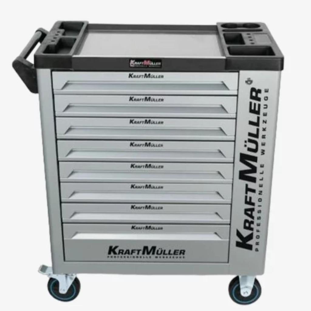 gereedschapswagen 8/8 pro kingsize grijs kraftmuller, Kraftmuller, Nieuw, Aanvragen@miniracers.nl, Breda