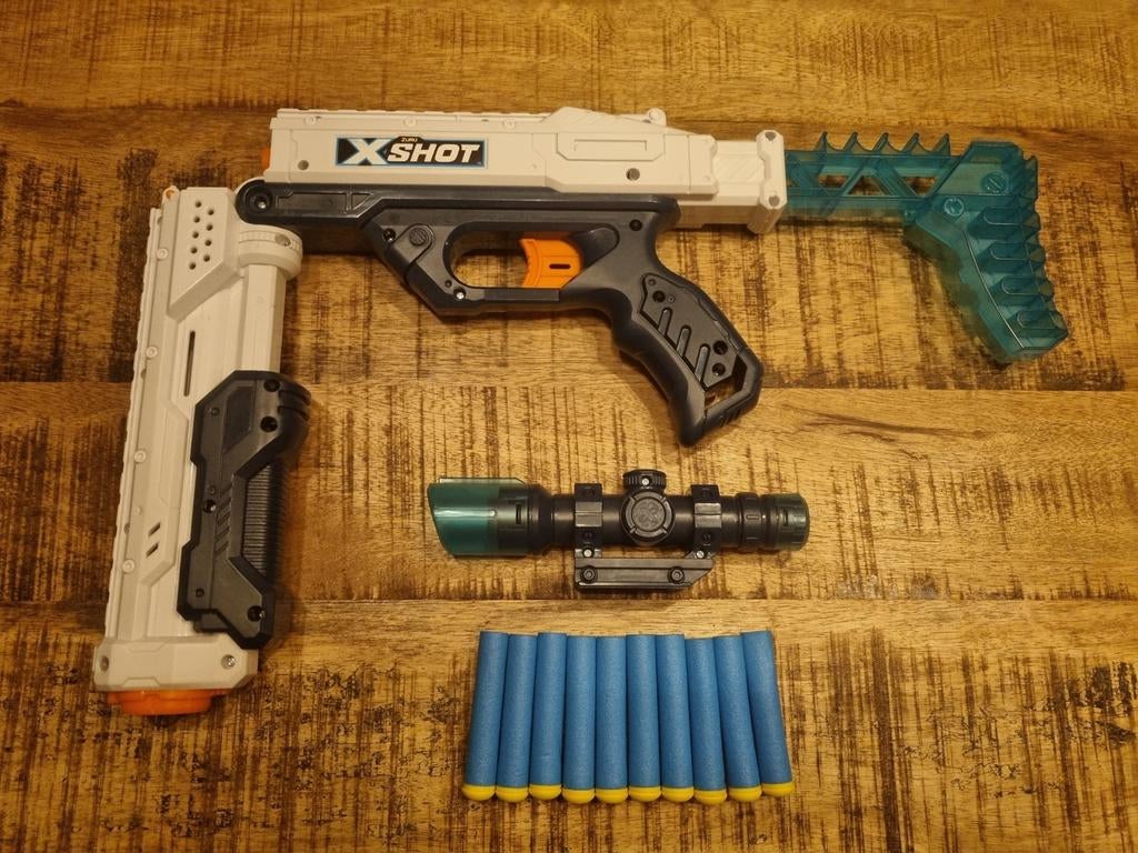 X Shot foampijlen geweer met vizier, Ophalen of Verzenden, Gebruikt