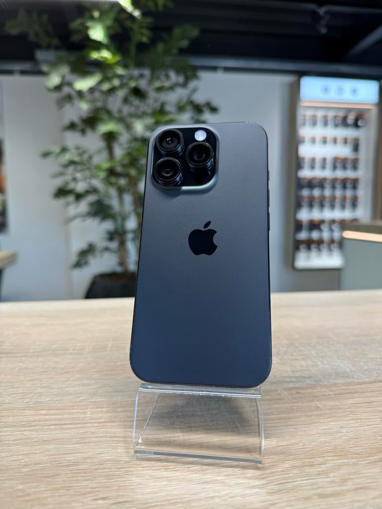  iPhone 16 Pro 128GB Zwart 100% Batterij 2 jaar garantie, Telecommunicatie, Mobiele telefoons | Apple iPhone, IPhone 16 Pro, Zwart