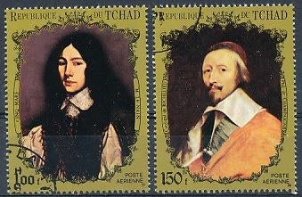 Tsjaad 1971 M429-430 gest., Postzegels en Munten, Postzegels | Afrika, Ophalen of Verzenden, Overige landen, Gestempeld